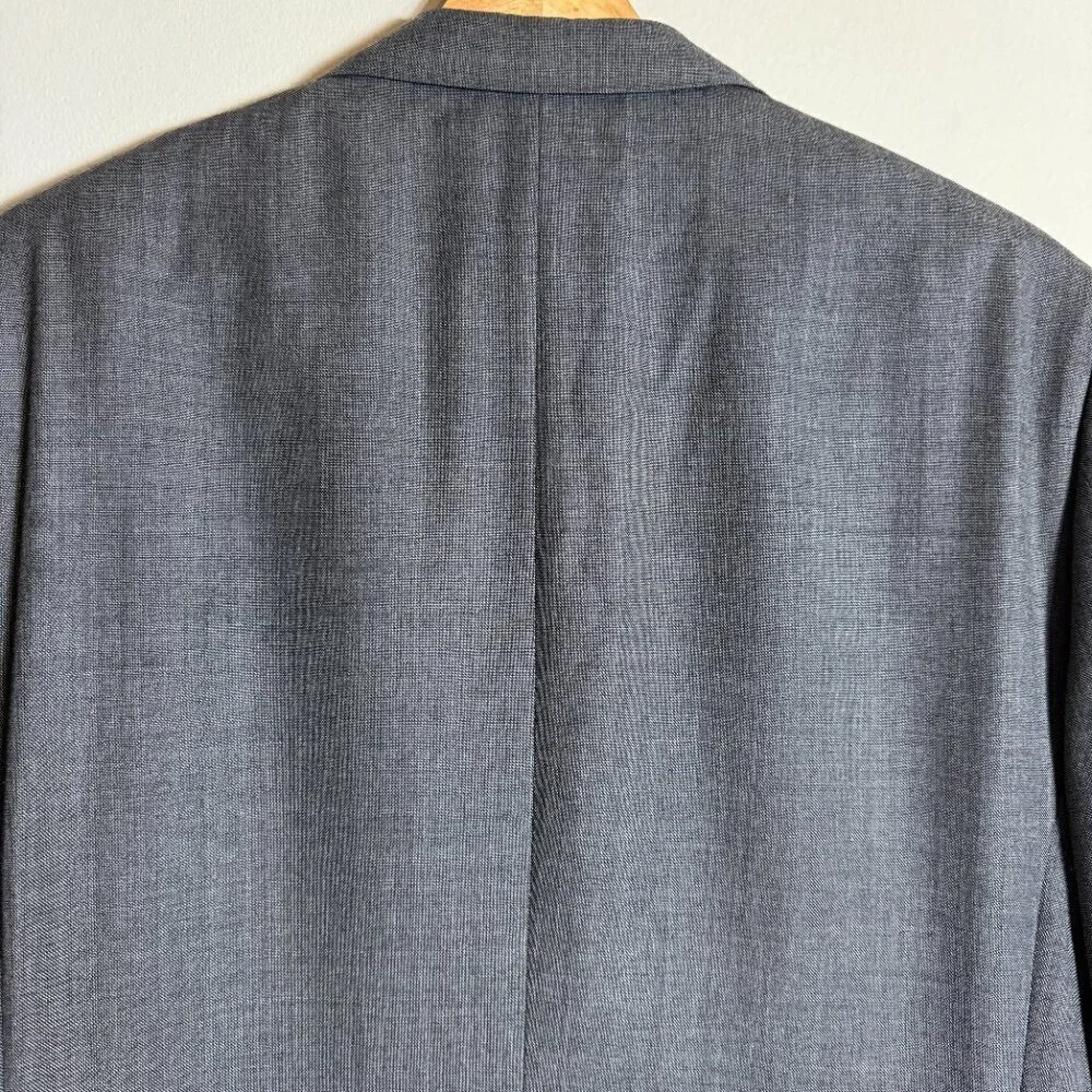 J. Crew Ludlow Slim-Fit Suit Jacket Sport Coat Blazer Mens 38R Gray Italian Wool